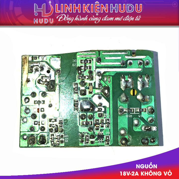 Nguồn 18V – 2A không vỏ cũ